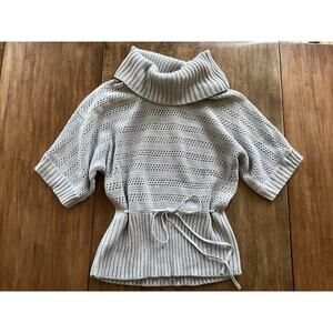 United States Sweaters Women's Size Small Cowl Neck Dolman Sleeve Gray